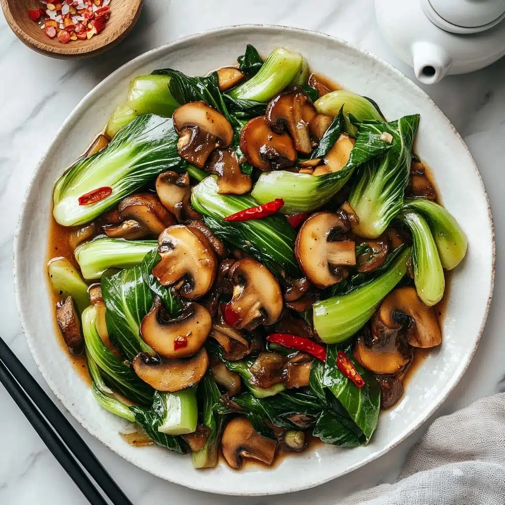 Bok Choy and Mushroom Stir Fry Recipe - Recipe Image