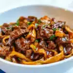 Slow Cooker Korean Beef Noodles Recipe