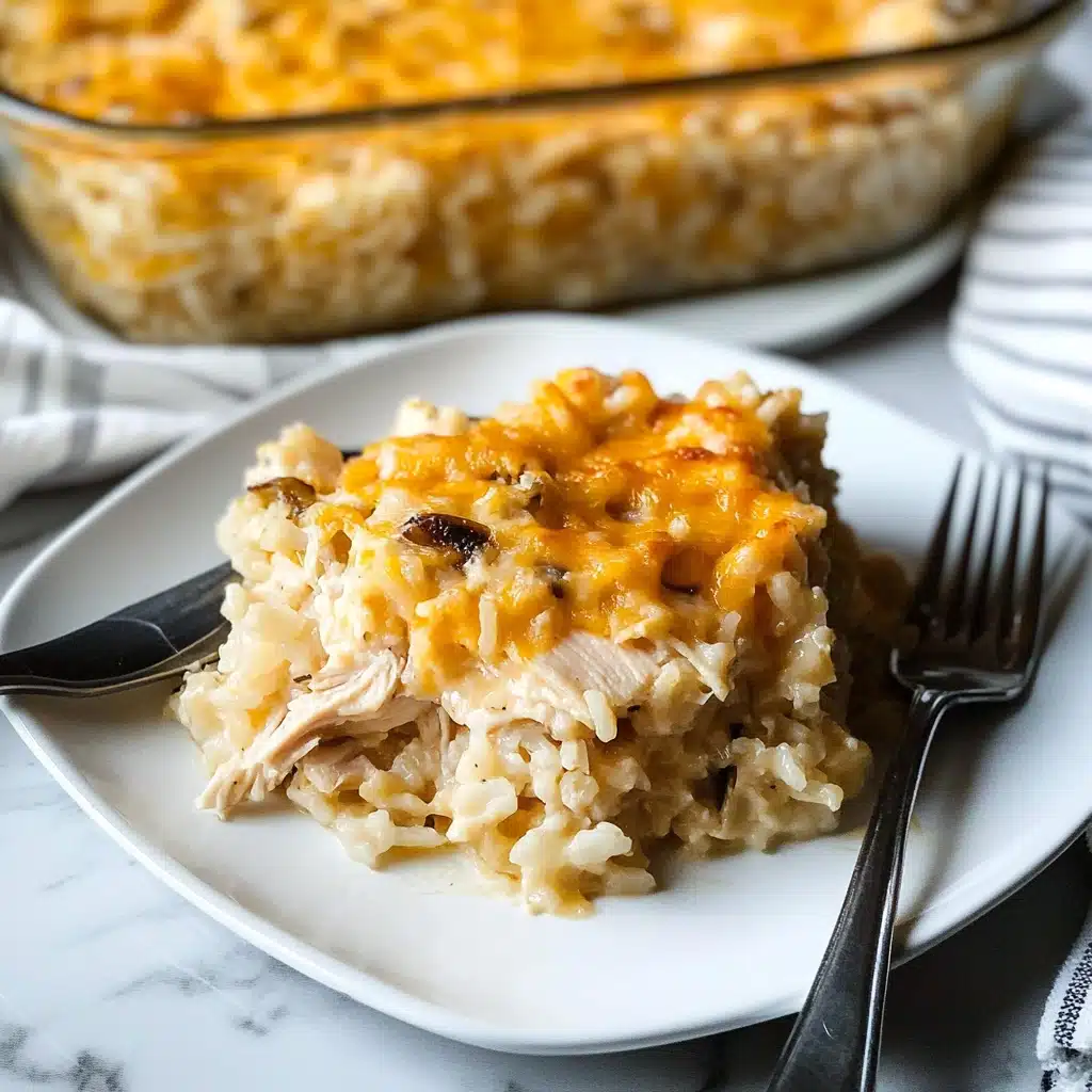 Grandma's Chicken & Rice Casserole Recipe - Recipe Image