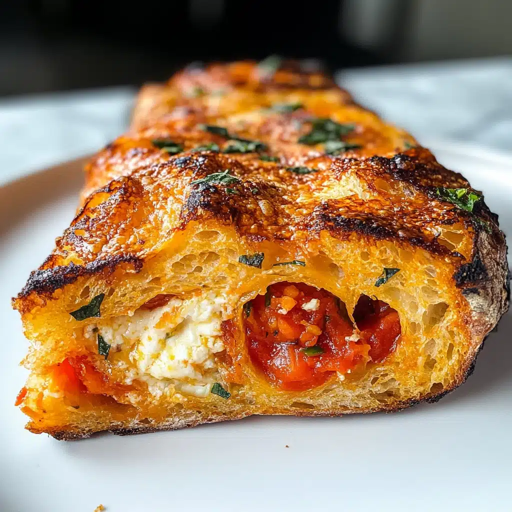 Tomato Basil Focaccia Bread Recipe - Recipe Image