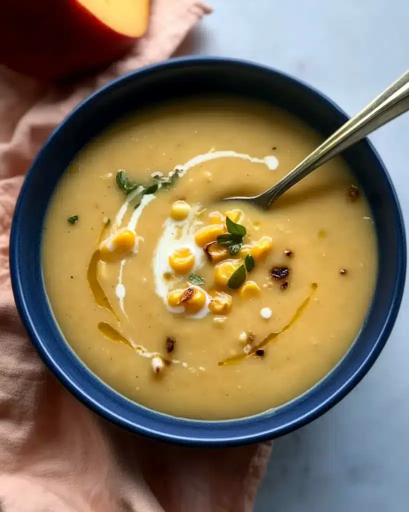 Late Summer Peach Soup Recipe