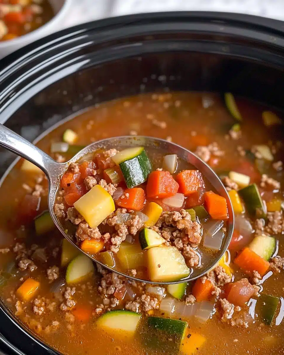 Slow Cooker Italian Summer Soup Recipe