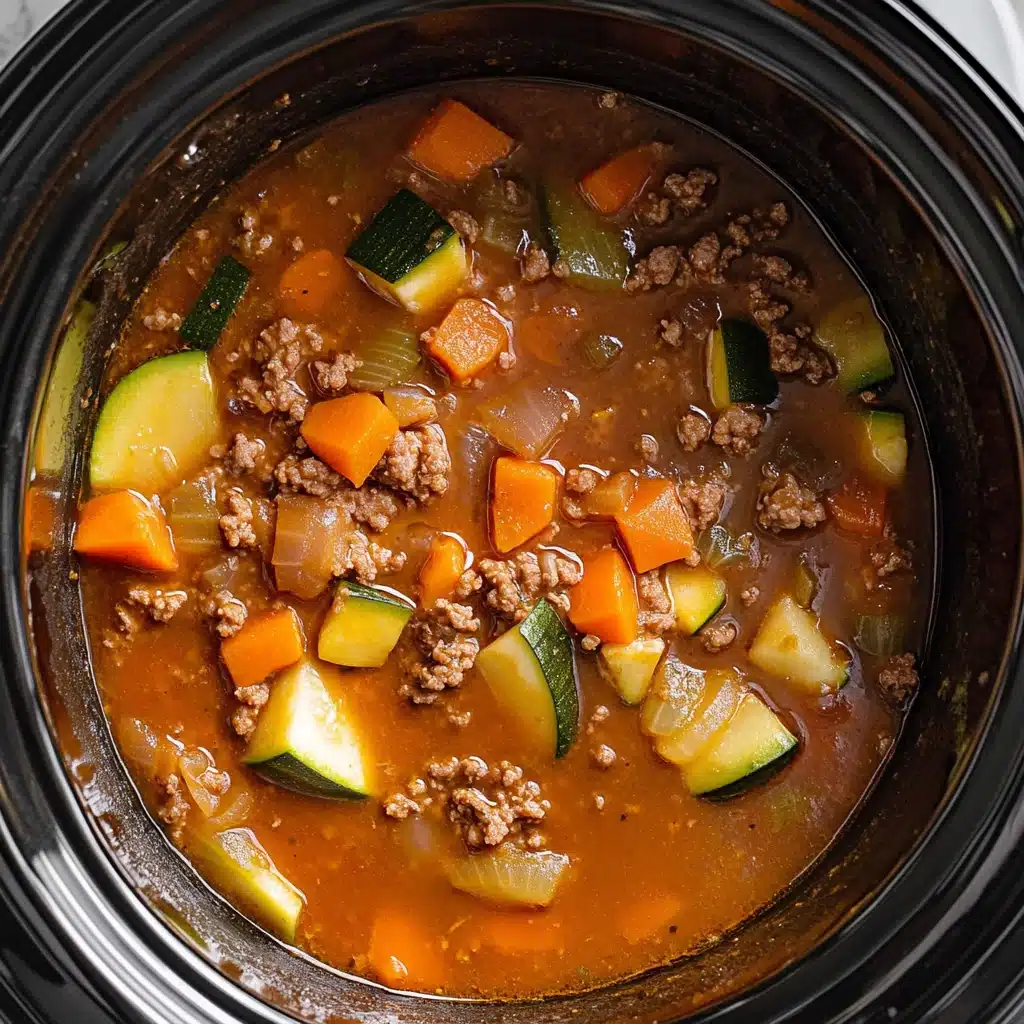 Slow Cooker Italian Summer Soup Recipe - Recipe Image