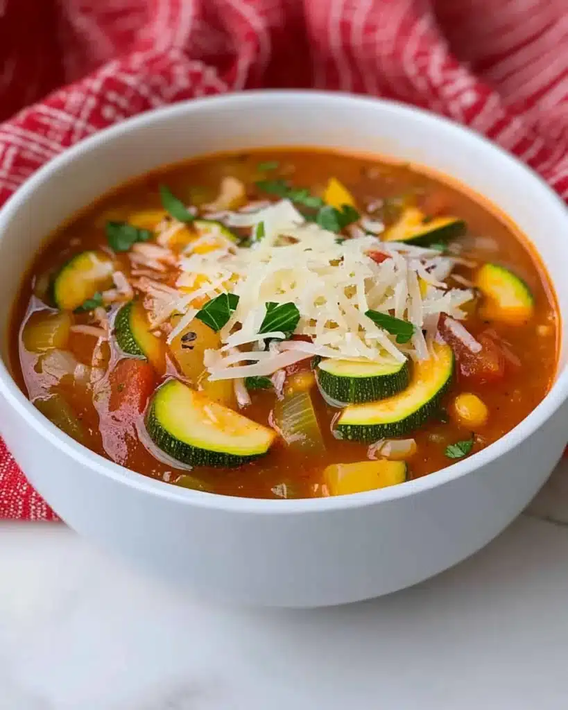 Sausage & Garden Vegetable Soup Recipe