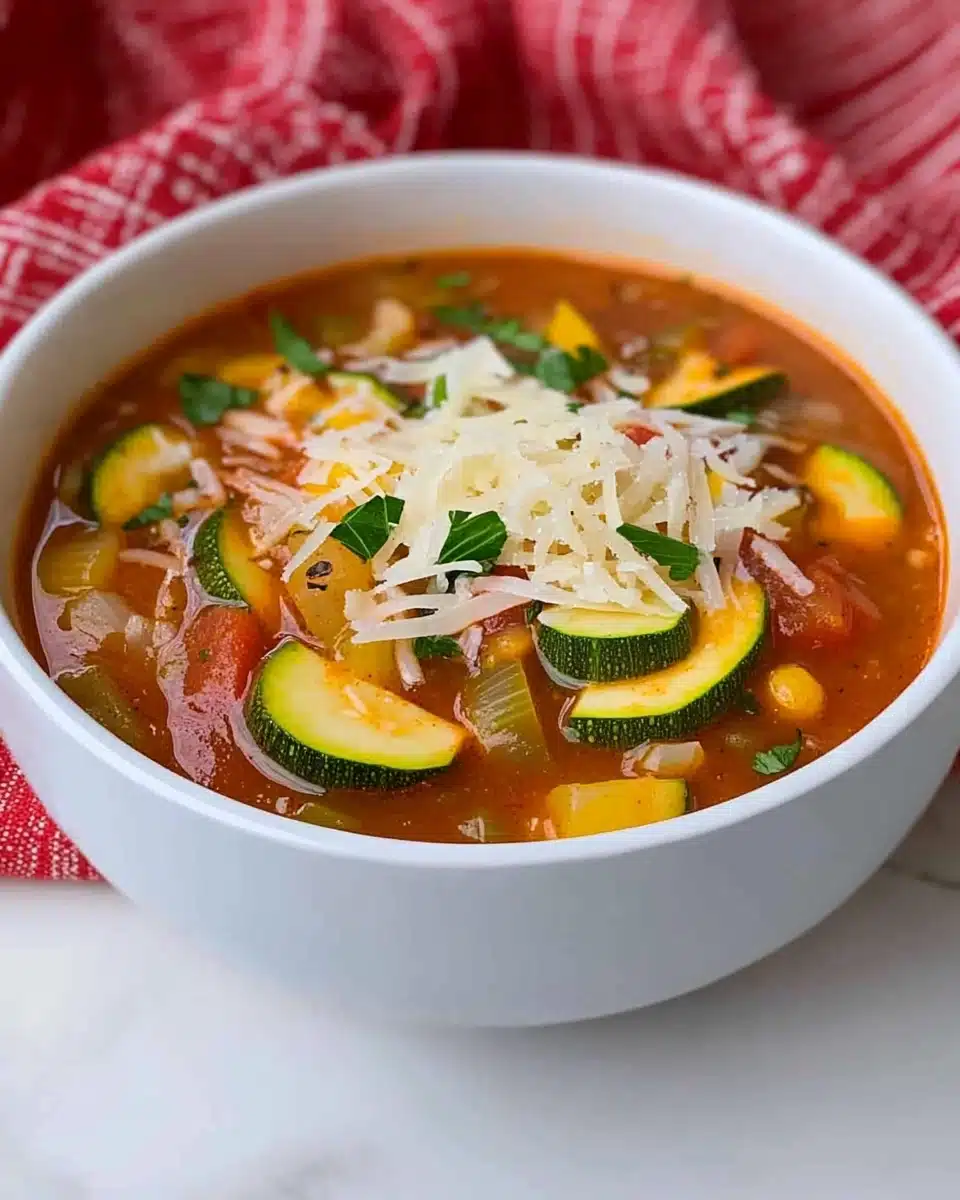 Sausage & Garden Vegetable Soup Recipe