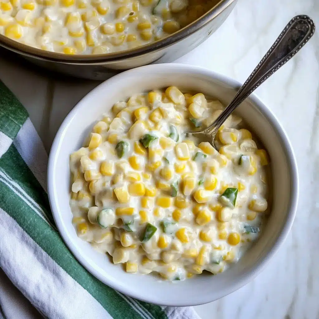 Jalapeño Creamed Corn Recipe - Recipe Image