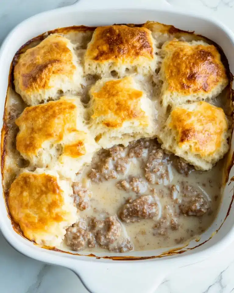 Biscuits and Gravy Casserole Recipe