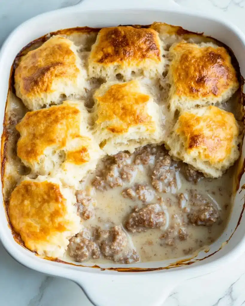 Biscuits and Gravy Casserole Recipe