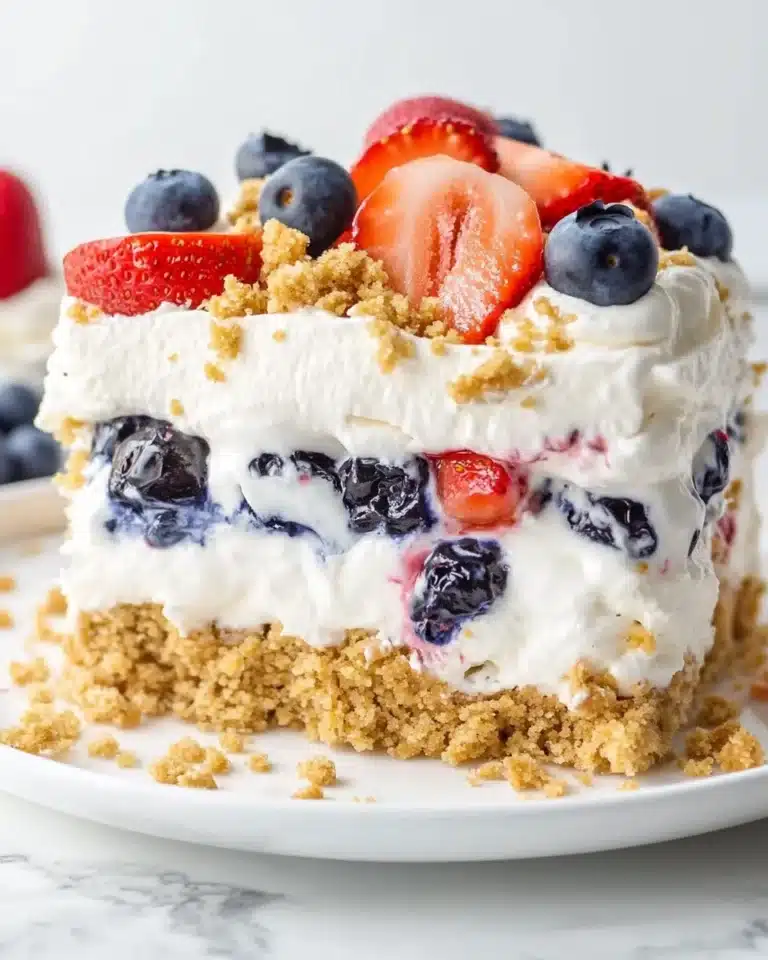 No-Bake Berry Lush Recipe