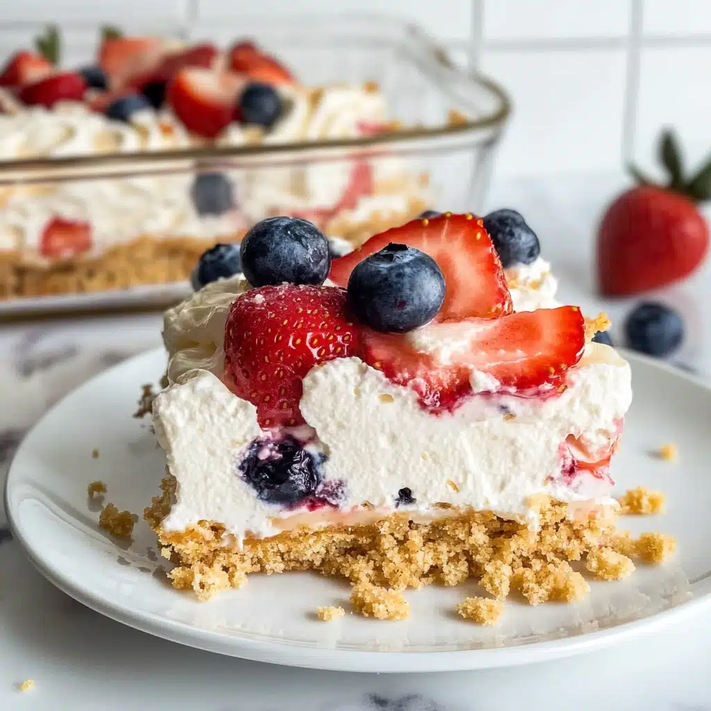 No-Bake Berry Lush Recipe - Recipe Image