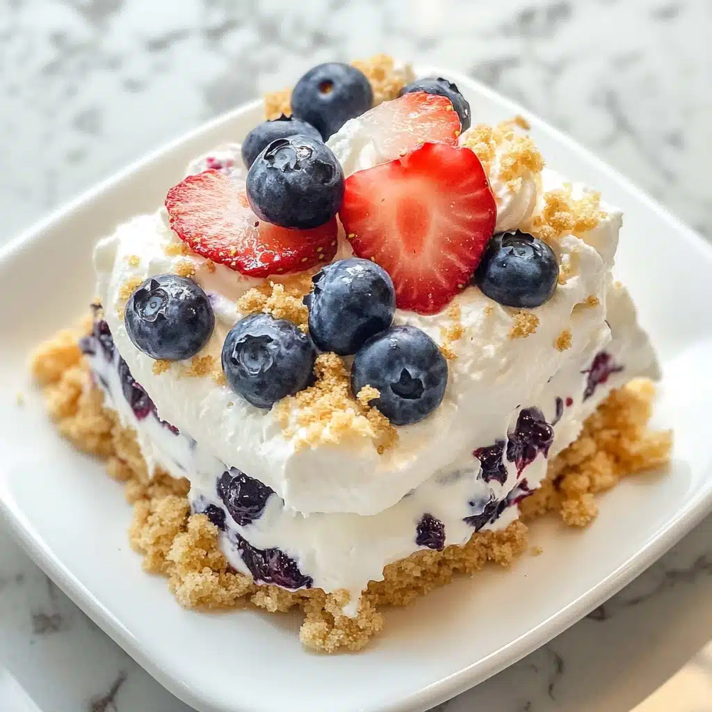No-Bake Berry Lush Recipe - Recipe Image