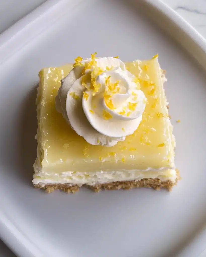 No-Bake Lemon Cheesecake Bars Recipe