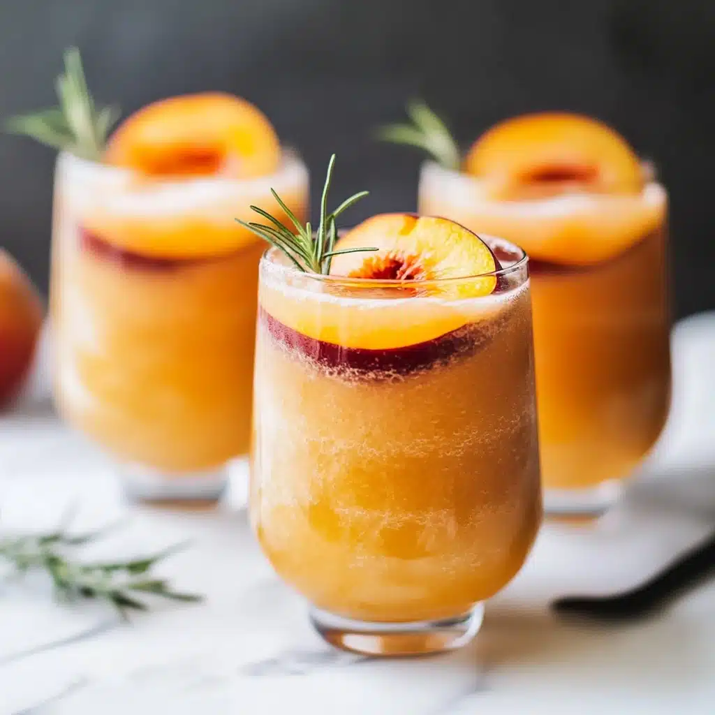 Peach Rosé Smoothie Recipe - Recipe Image