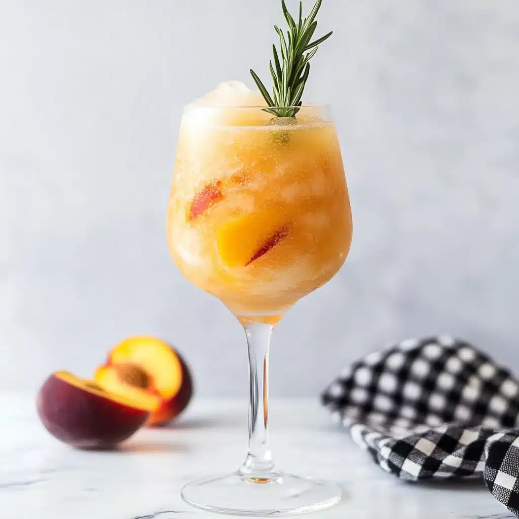 Peach Rosé Smoothie Recipe - Recipe Image