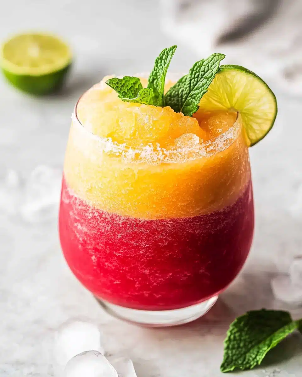 Raspberry Mango Daiquiris Recipe