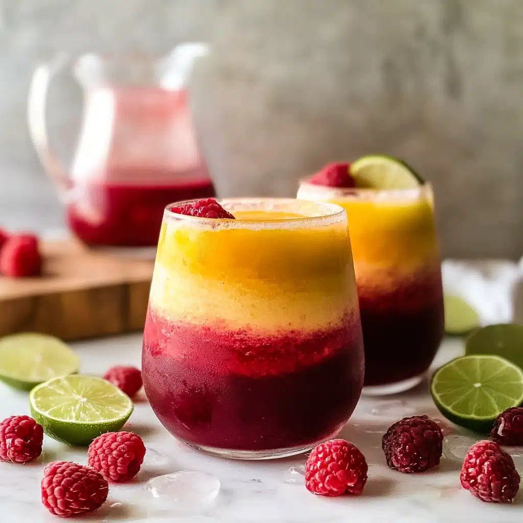 Raspberry Mango Daiquiris Recipe - Recipe Image