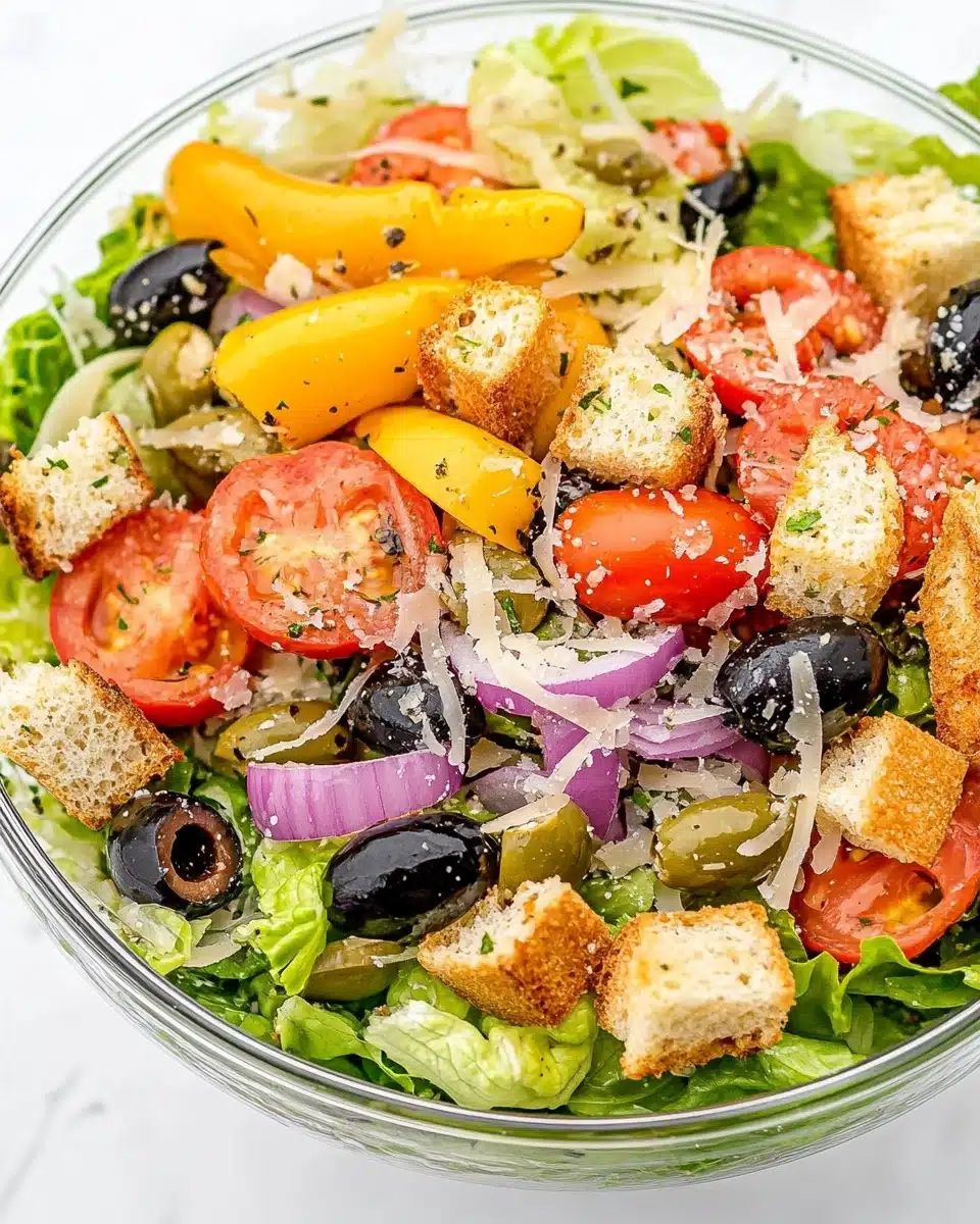 Copycat Olive Garden Salad Recipe