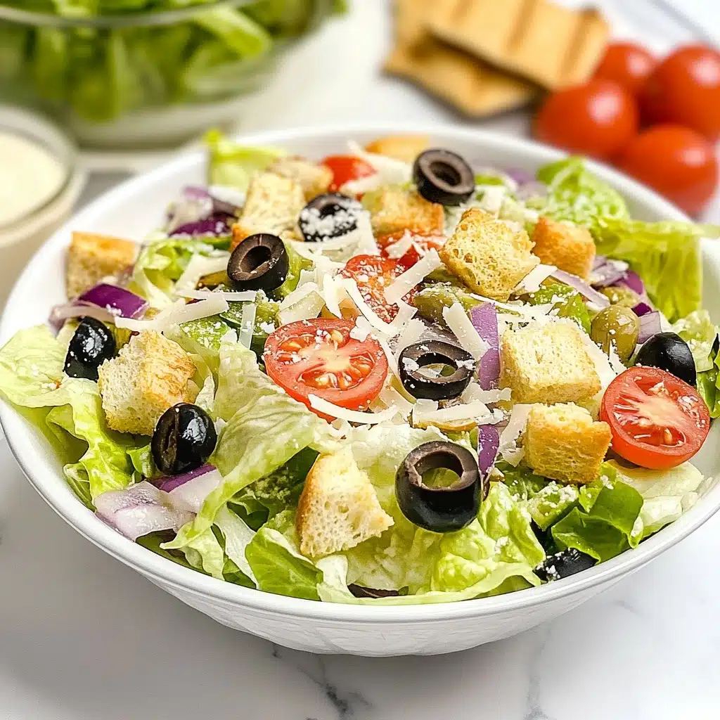 Copycat Olive Garden Salad Recipe - Recipe Image