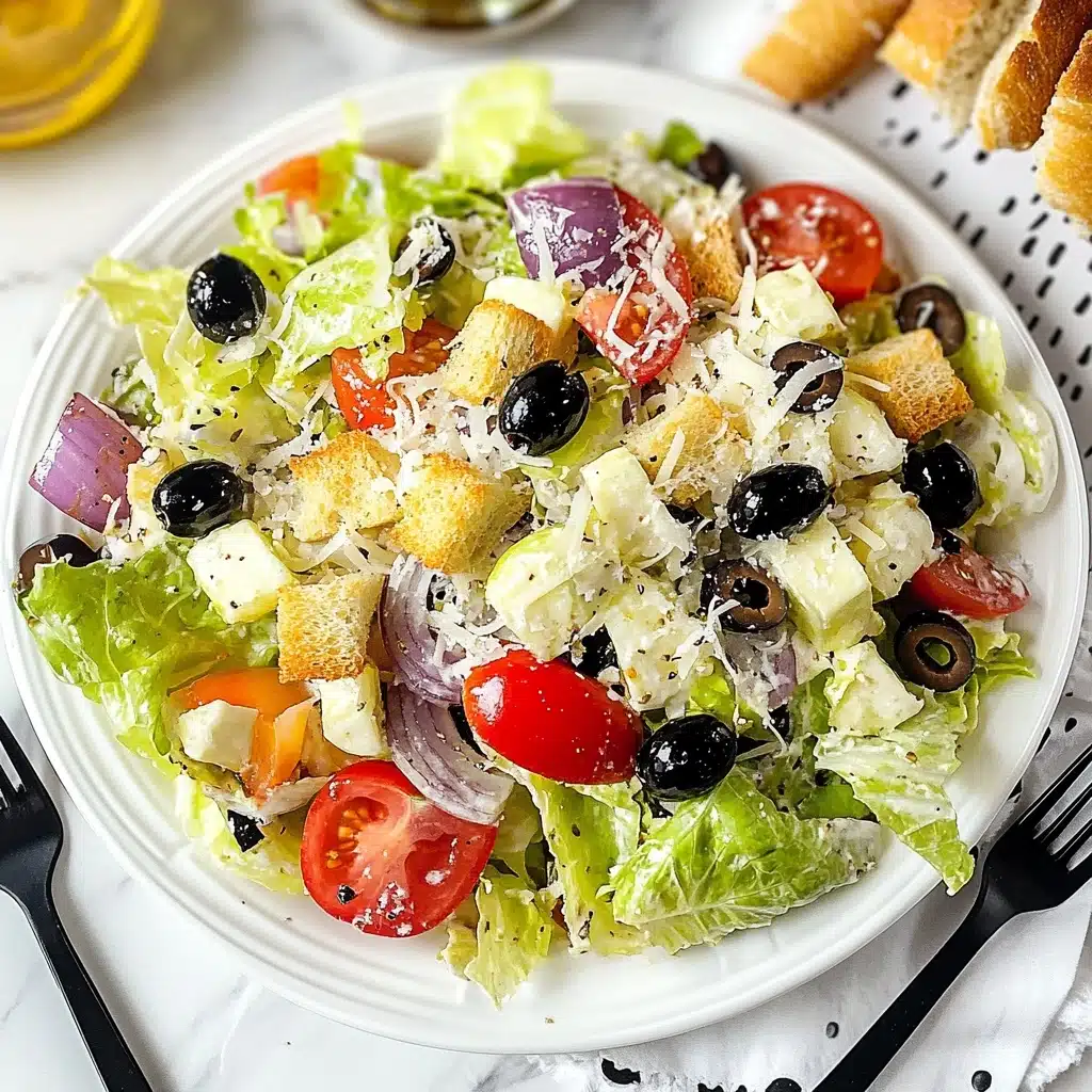 Copycat Olive Garden Salad Recipe - Recipe Image