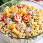 Chicken Bacon Ranch Pasta Salad Recipe