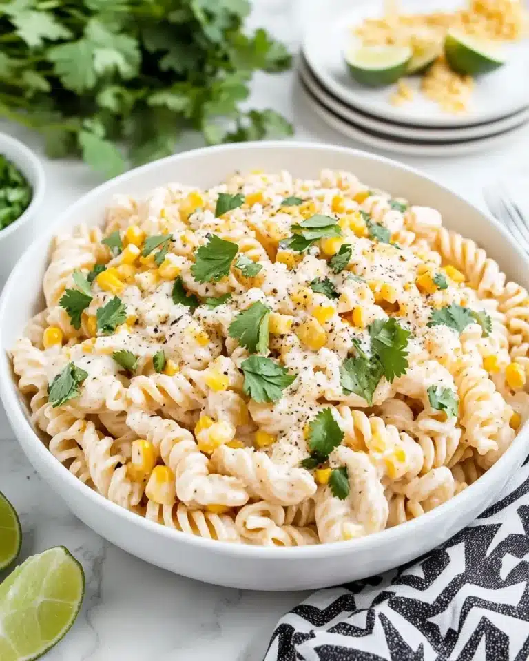 Mexican Street Corn Pasta Salad Recipe