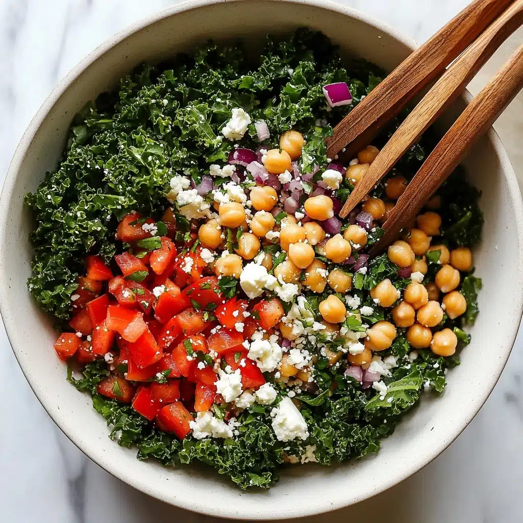 Kale Quinoa Chickpea Salad Recipe - Recipe Image