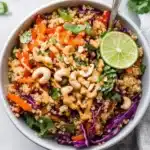 Crunchy Cashew Thai Quinoa Salad Recipe