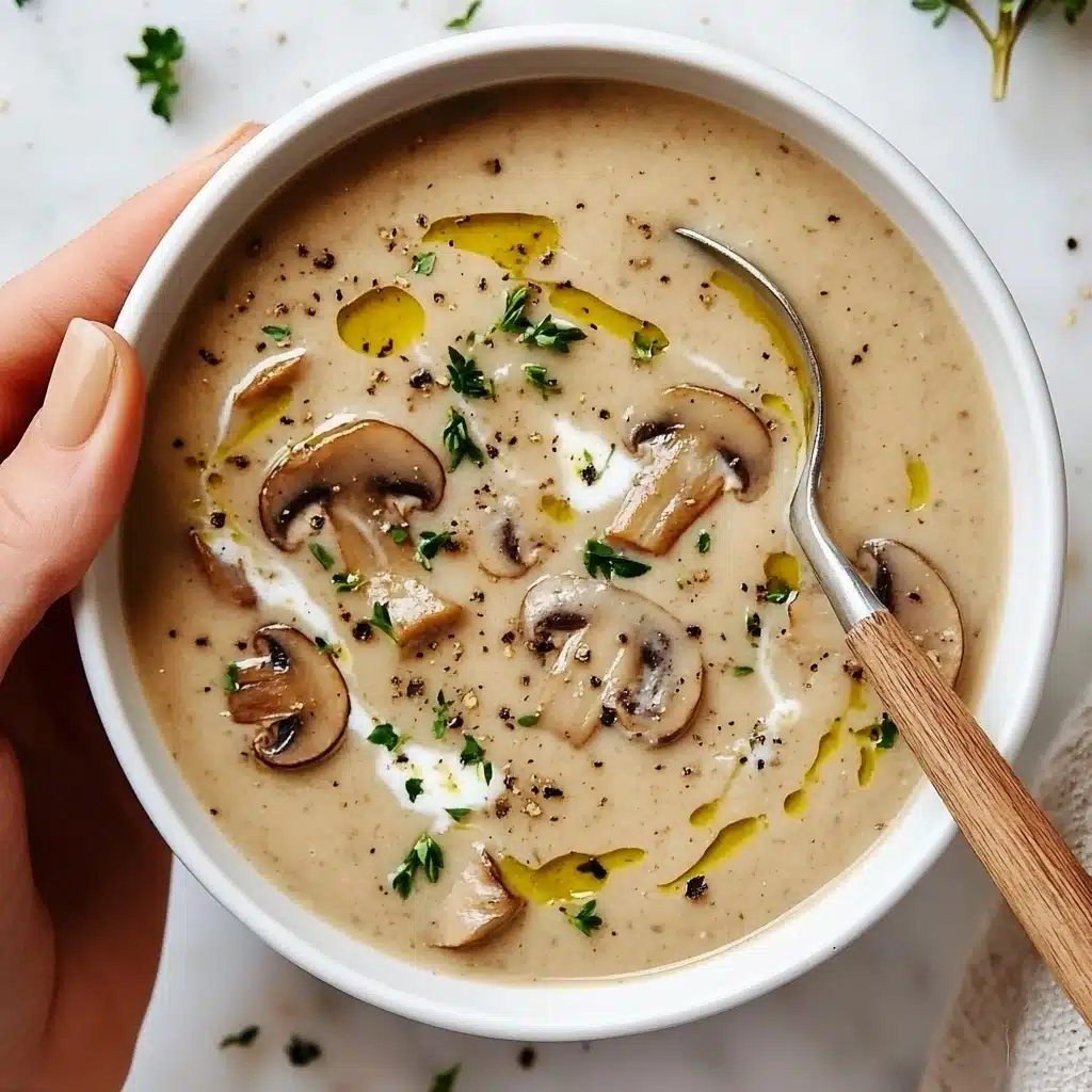 Creamy Mushroom Soup Recipe - Recipe Image