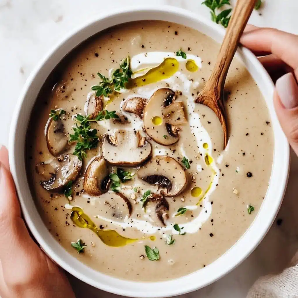Creamy Mushroom Soup Recipe - Recipe Image