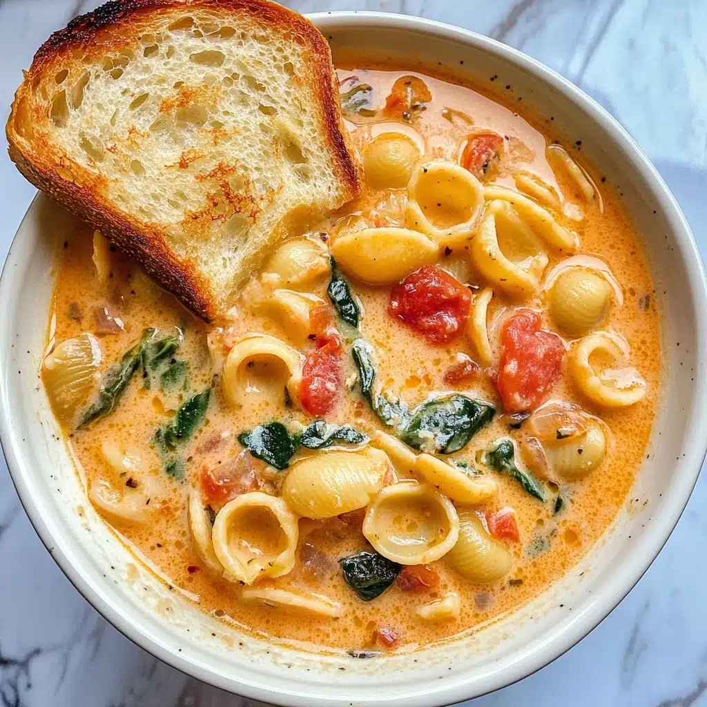 Creamy Tuscan Chicken Soup Recipe - Recipe Image