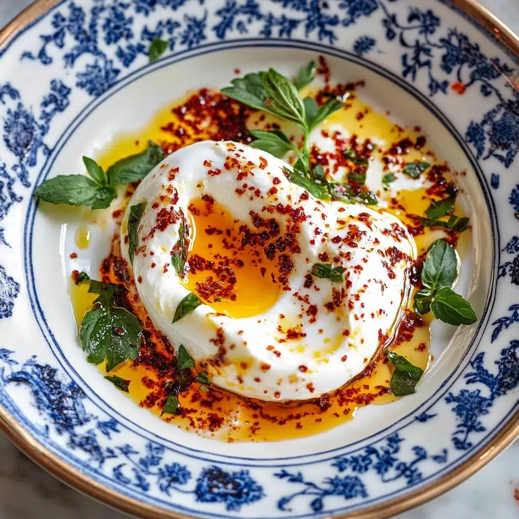 Cilbir: Turkish Eggs in Garlicky Yogurt Sauce Recipe - Recipe Image