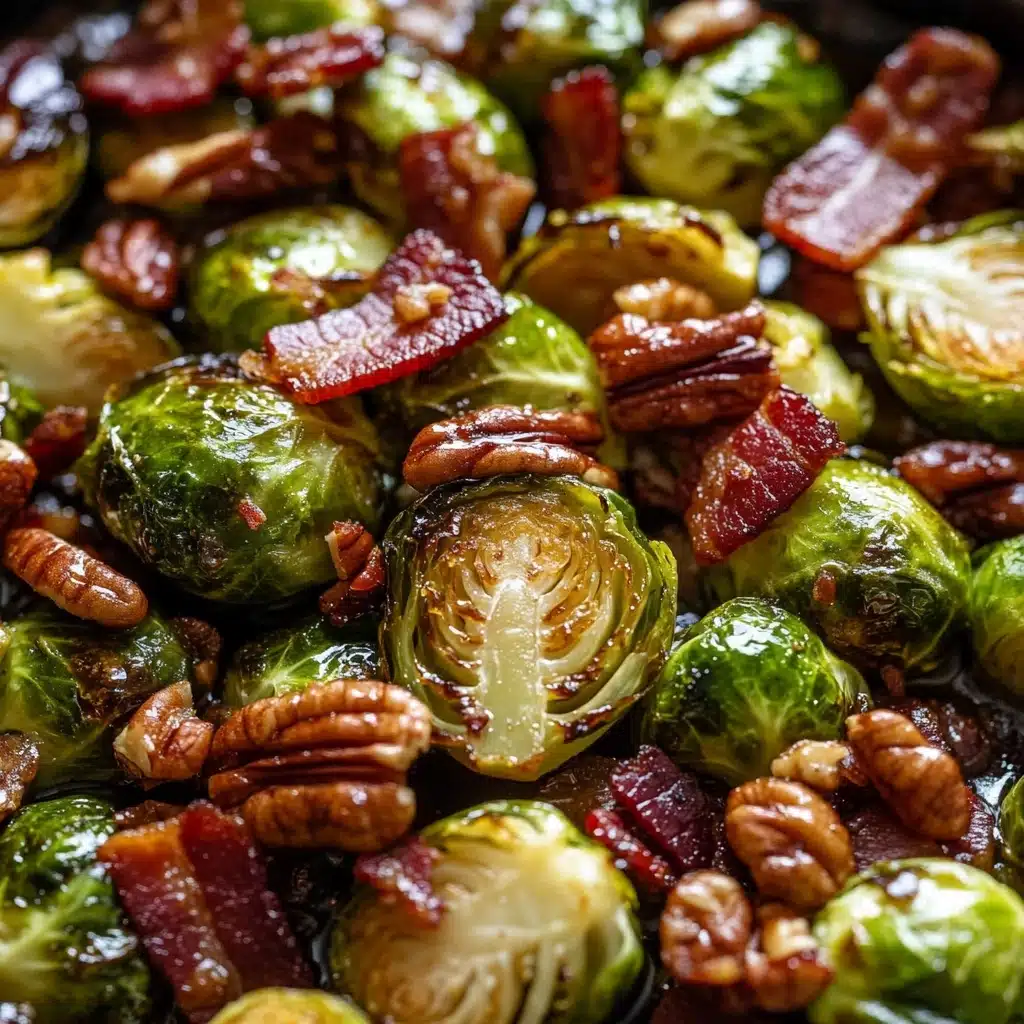 Brussels Sprouts in Maple Bourbon Sauce Recipe - Recipe Image