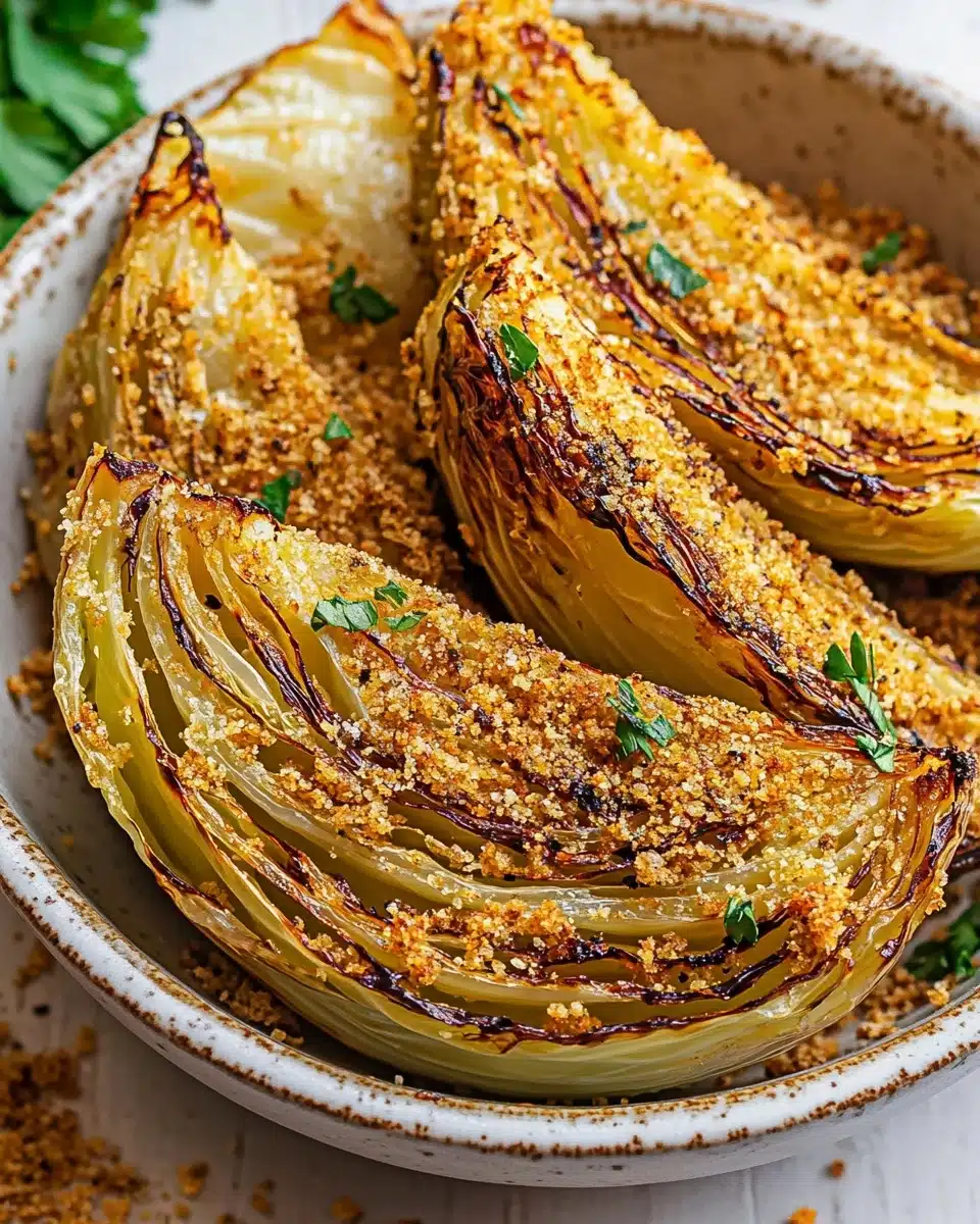 Miso Butter Roasted Cabbage Wedges Recipe