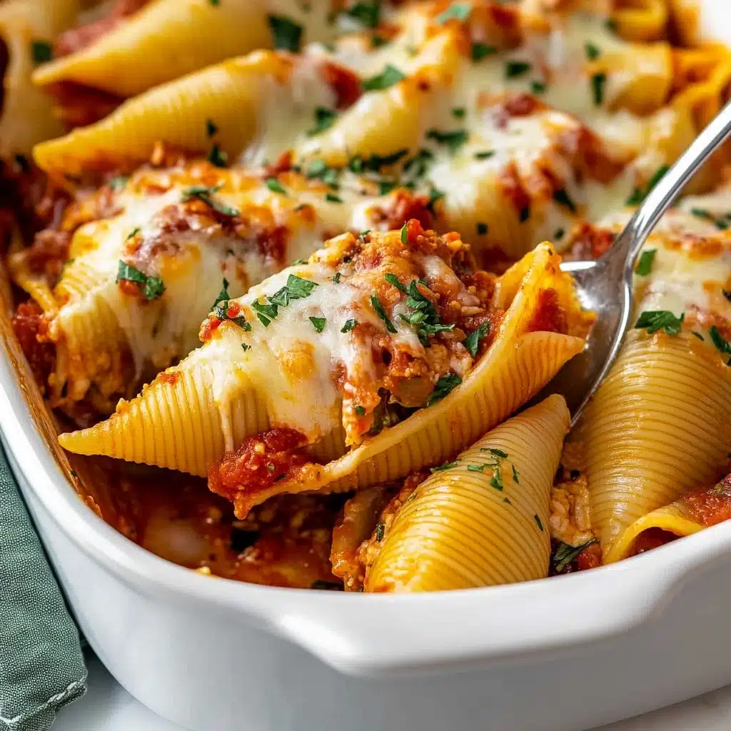 Spinach and Ricotta Stuffed Pasta Shells Recipe - Recipe Image