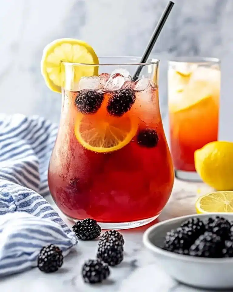 Homemade Blackberry Lemonade Recipe