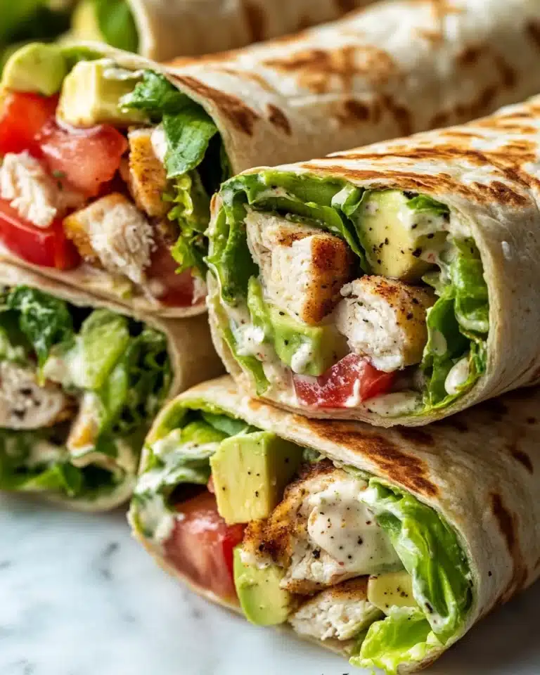 Chicken Caesar Wrap Recipe