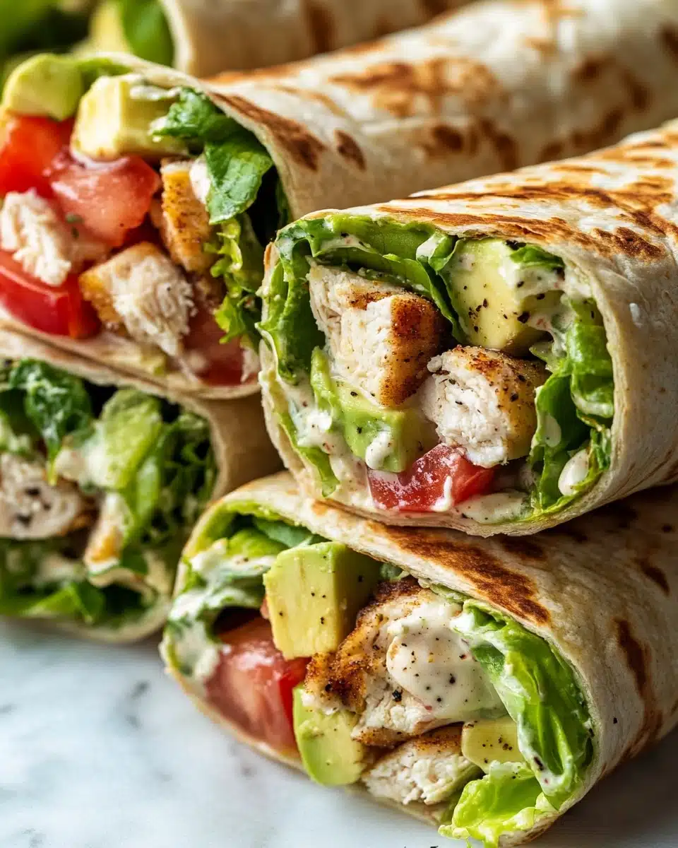 Chicken Caesar Wrap Recipe
