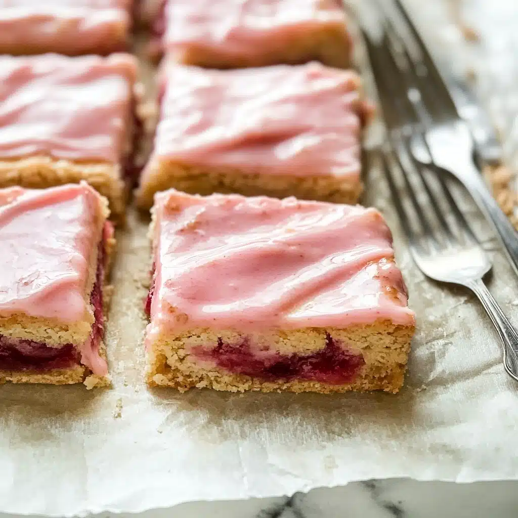 Strawberry Lemon Blondies Recipe - Recipe Image