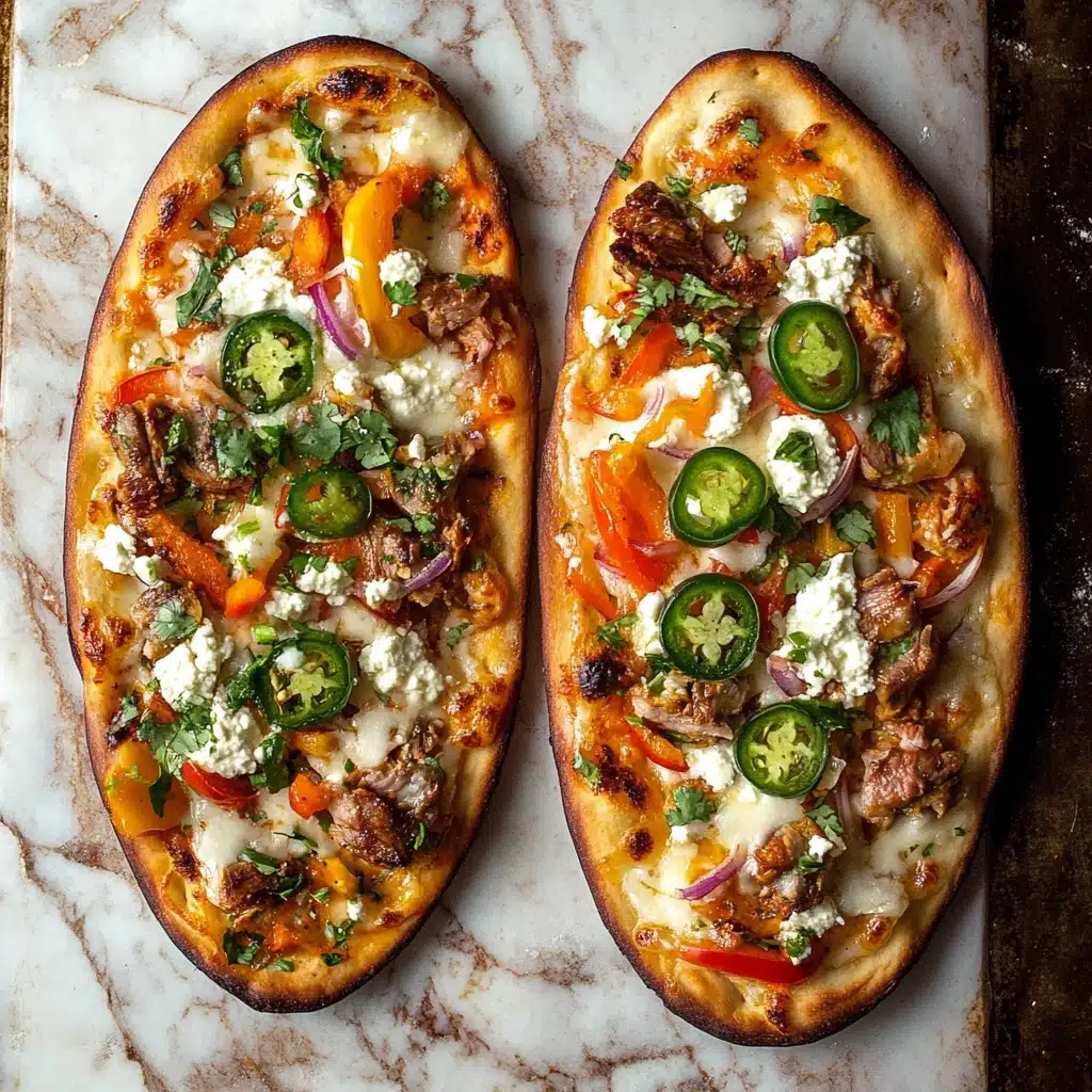 Butter Chicken Curry Pizza Recipe - Recipe Image