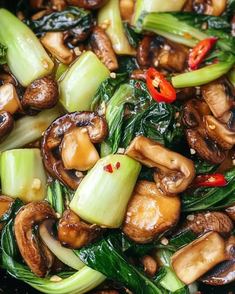 Bok Choy and Mushroom Stir Fry Recipe
