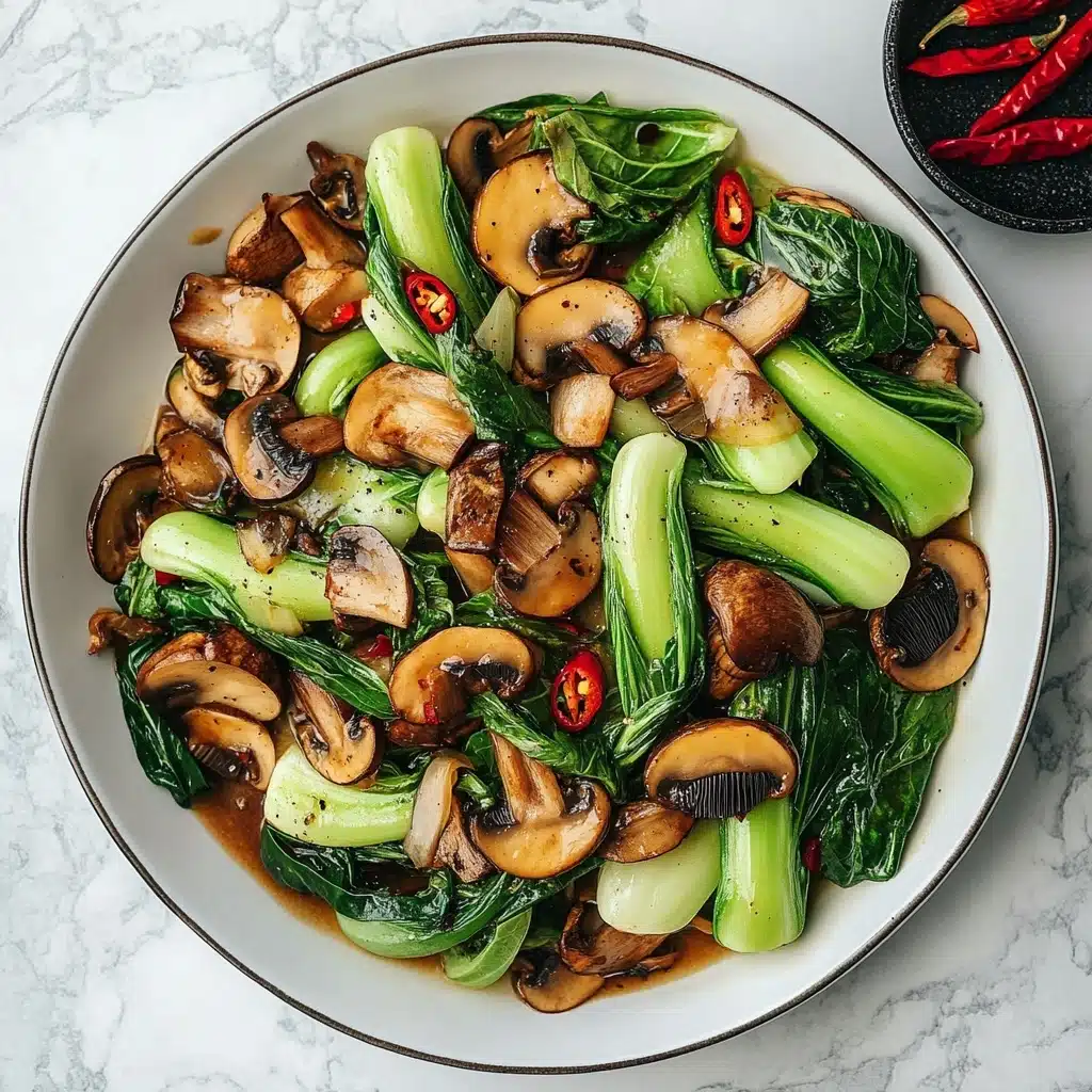 Bok Choy and Mushroom Stir Fry Recipe - Recipe Image