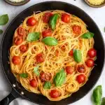 One Pot Cherry Tomato Basil Pasta Recipe