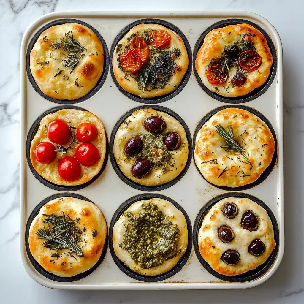 Focaccia Muffins Recipe - Recipe Image