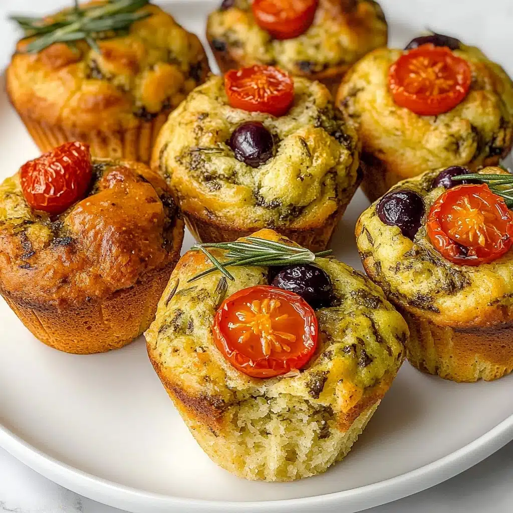 Focaccia Muffins Recipe - Recipe Image