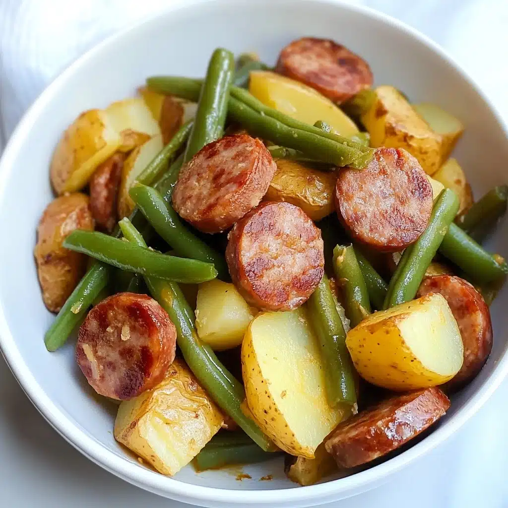 Instant Pot Smoked Sausage and Potatoes with Green Beans Recipe - Recipe Image