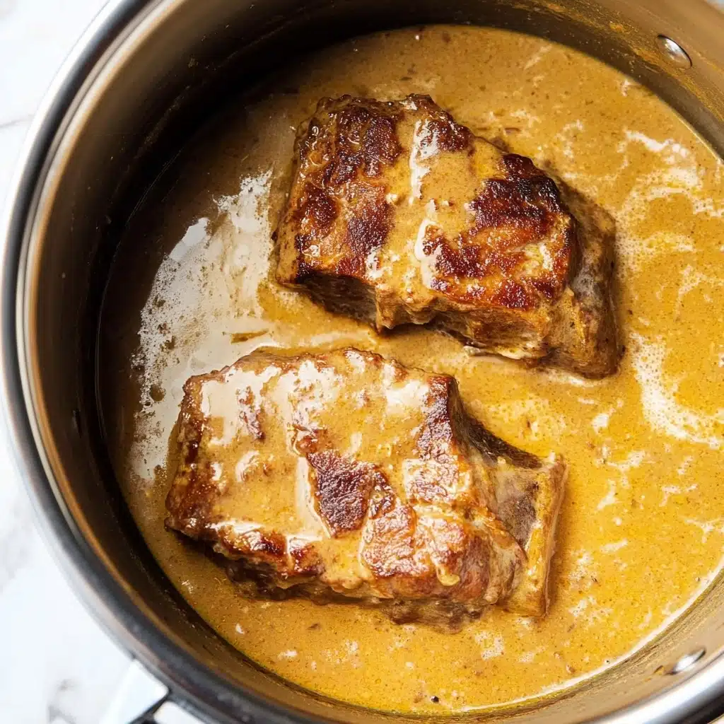 Instant Pot Sour Cream Pork Chops Recipe - Recipe Image