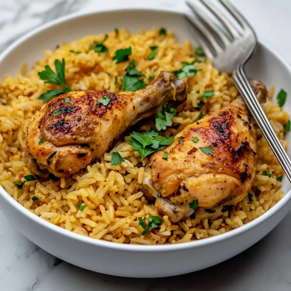 Instant Pot Chicken Thighs and Rice Recipe - Recipe Image