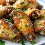 Instant Pot Garlic Parmesan Chicken Wings Recipe