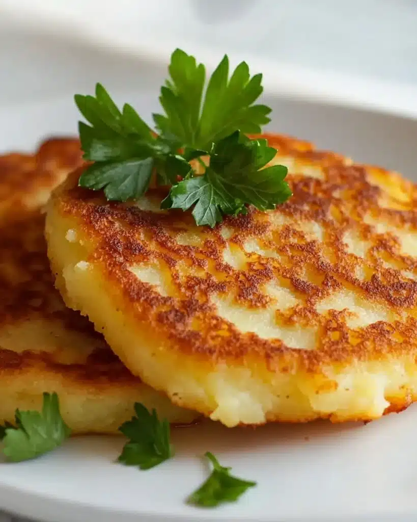 Cheesy Potato Pancakes Recipe