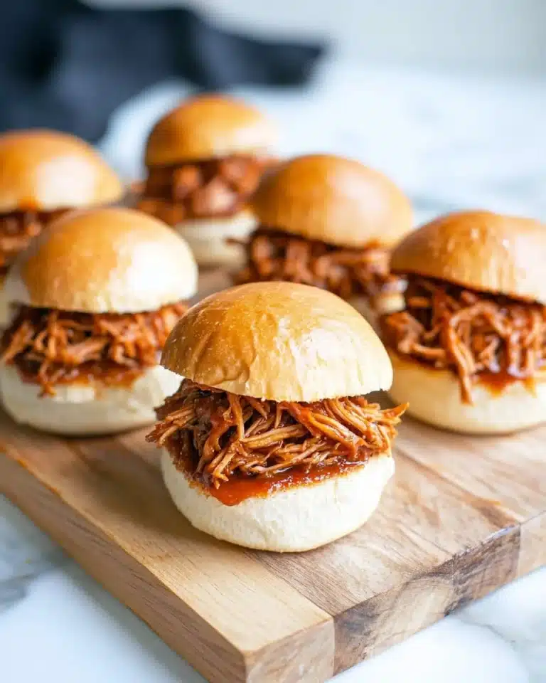 Instant Pot BBQ Chicken Sliders Recipe